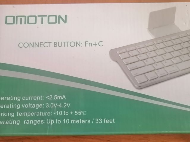 Teclado Bluetooth OMOTON para Apple MacBook Pro