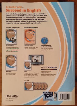 Libro "Succeed in English 3" 3°ESO