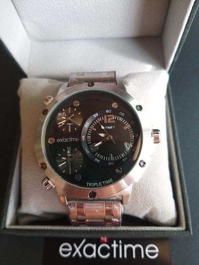 Reloj hombre ACERO TRIPETIME 3ATM CUARZO EXACTIME