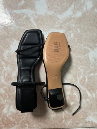 Sandalias de tacon bajo