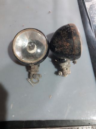 Faros de coche antiguos