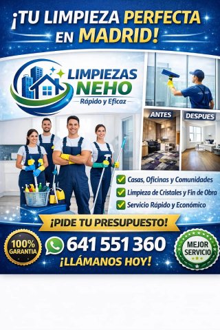 Limpieza especialista de cristales y general