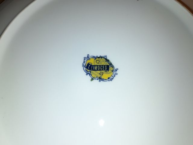 Plato porcelana francesa limoges.