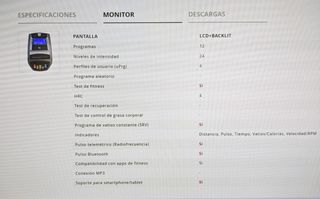 Bicicleta Estática BH, seminueva
