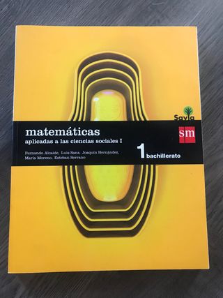 1 BACHILLERATO MATEMÁTICAS APLICADAS SM CS
