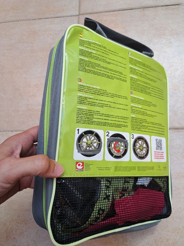 Cadenas textiles de coche sin abrir 560