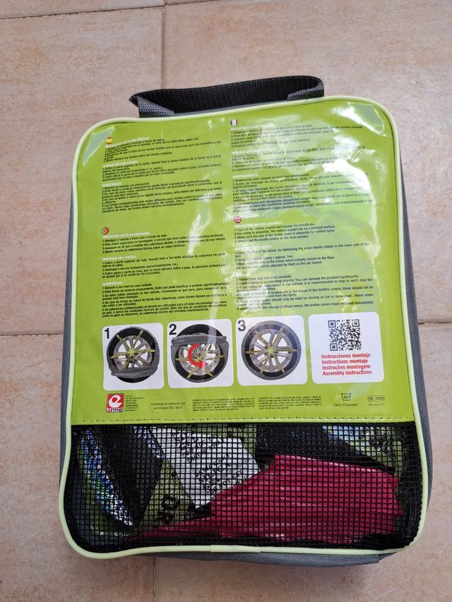 Cadenas textiles de coche sin abrir 560