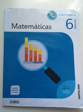 Libro Matemáticas 6° Santillana