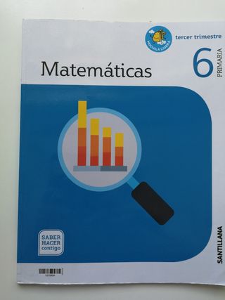 Libro Matemáticas 6° Santillana