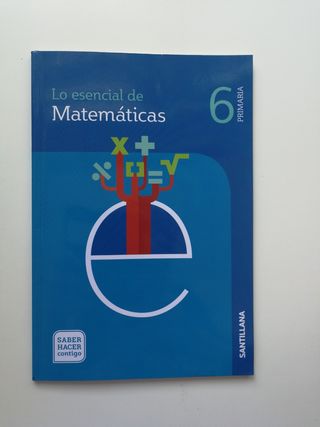 Libro Matemáticas 6° Santillana