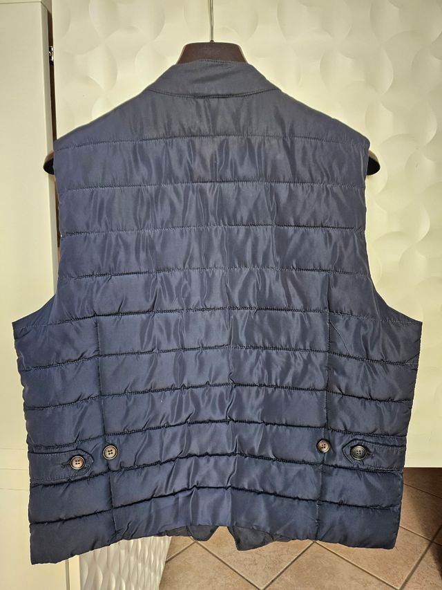Gilet imbottito blu Libero Milano