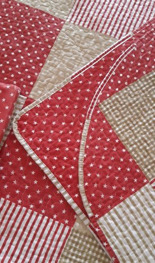 Colcha bouti Icelands reversible dibujo cosido