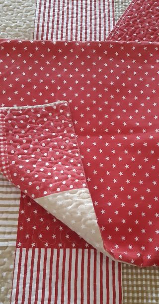 Colcha bouti Icelands reversible dibujo cosido