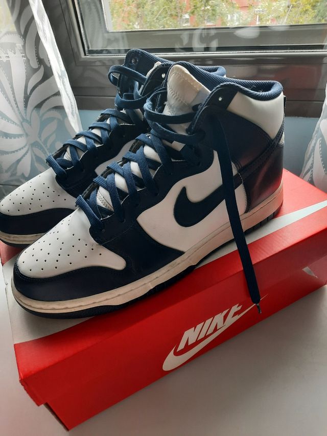 Nike dunk high midnight navy