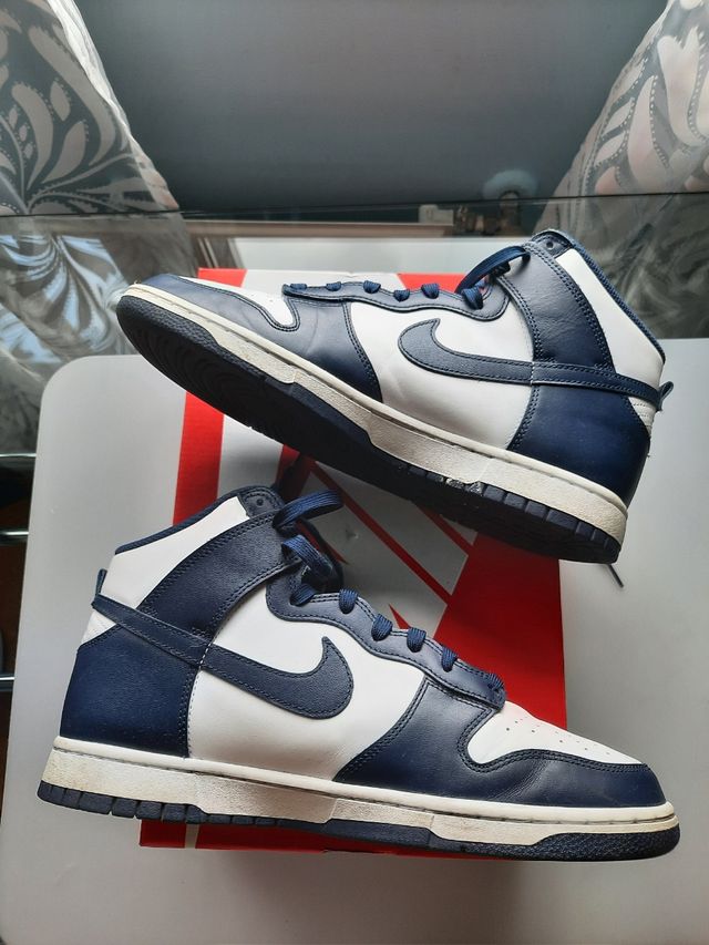 Nike dunk high midnight navy