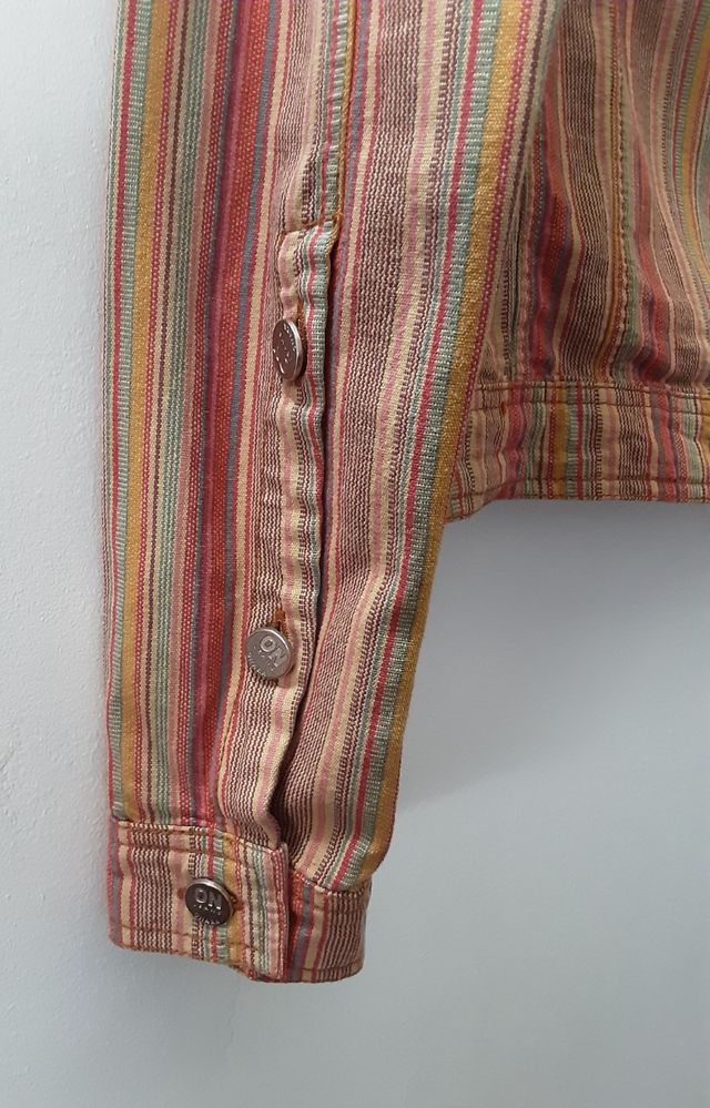 Giacca in denim a righe