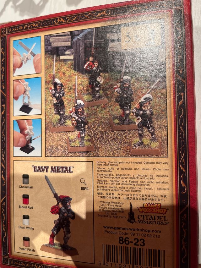 caja: grandes espaderos warhammer imperio