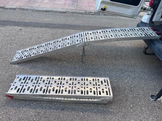 pareja de rampas plegables de aluminio de 213cm