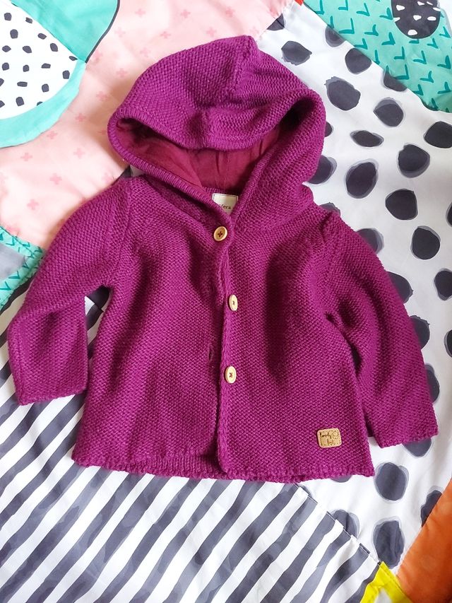 Chaqueta punto niña