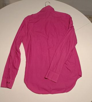 Camicia Etro bicolor fucsia 100% cotone 