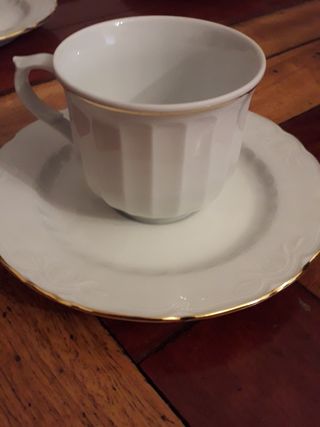 Tazas porcrlana cafe SANTA CLARA