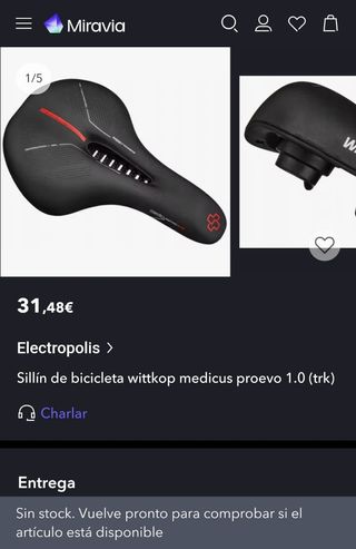 Sillín bicicleta Súper comodo!