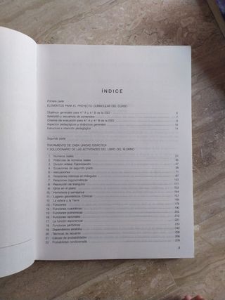 Libro Matemáticas 4 ESO