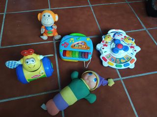 Lote juguetes sonido