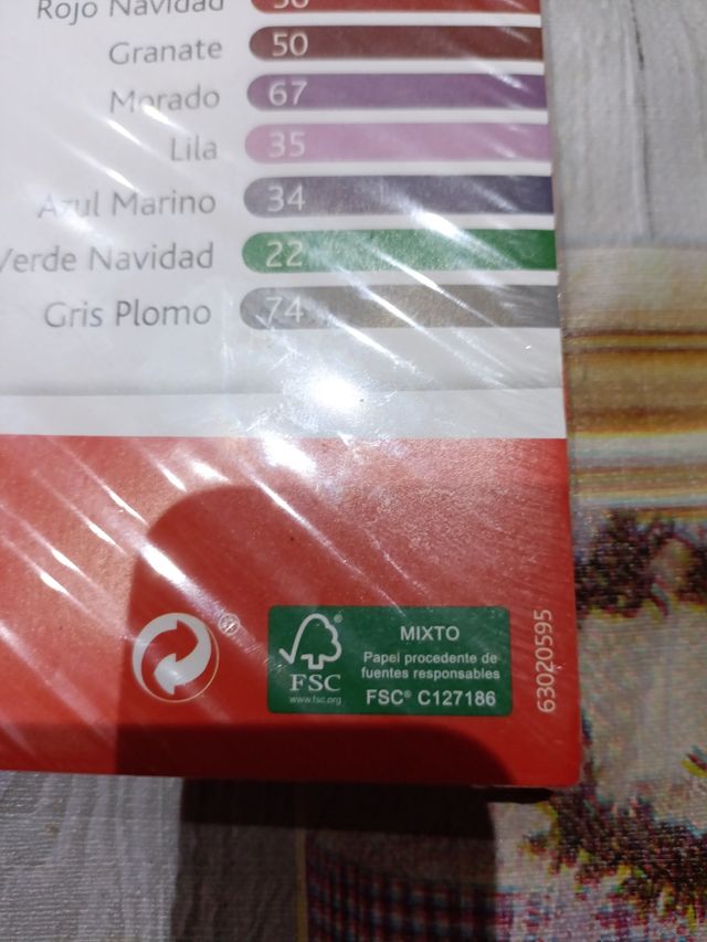 50  CARTULINAS DE COLOR A3 