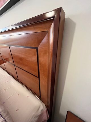 Cabecero cama 150cm. En perfecto estado. Madera.