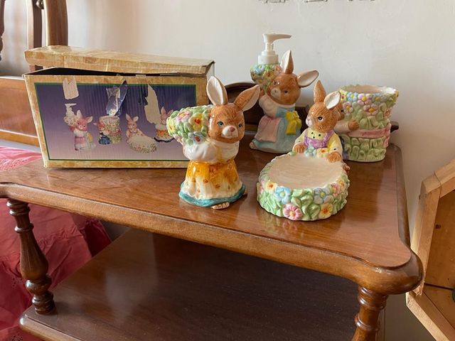 juego de ceramica de baño