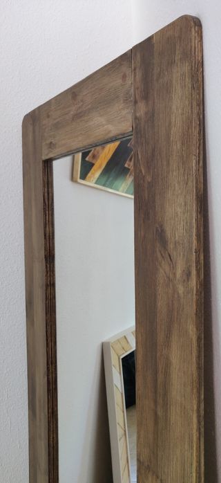 FINNBOGI: Espejo de madera