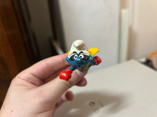 Puffo supereroe superman peyo schleich