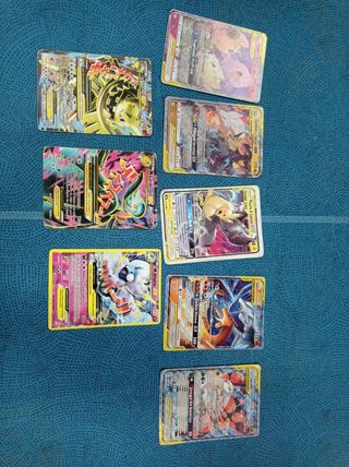 Carte Pokémon Megas EX e Duos GX 