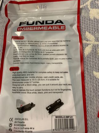 Funda  impermeable