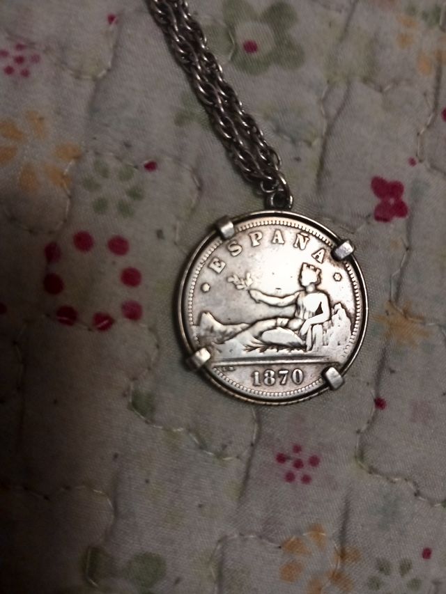 MONEDA ANTIGUA PLATA