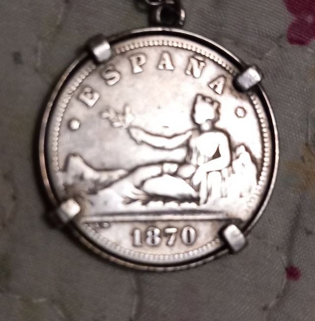 MONEDA ANTIGUA PLATA