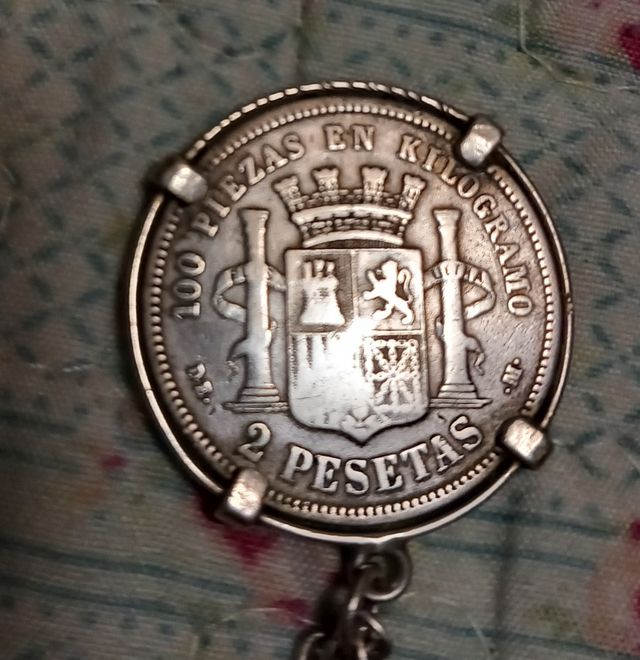 MONEDA ANTIGUA PLATA