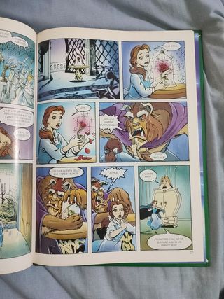 Tebeo bella y bestia de Disney