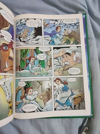 Tebeo bella y bestia de Disney