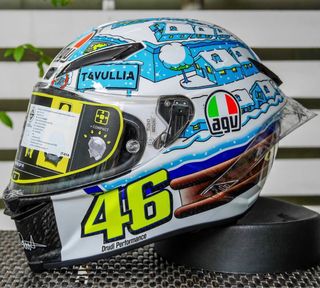 AGV EDICION LIMITADA CASCO GP R ROSSI 2017