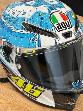 AGV EDICION LIMITADA CASCO GP R ROSSI 2017