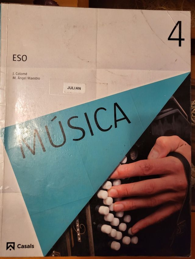 Libro música 4 ESO .Editorial casals