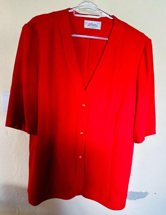 Chaqueta roja señora