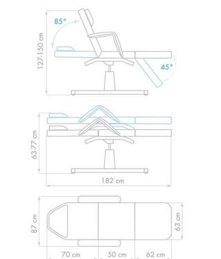 Canilla de estética hidraulica Alexandra blanca