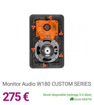 Altavoz de pared Monitor Audio W180 CUSTOM SERIES