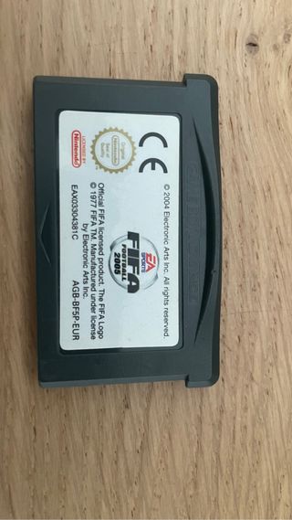 Juego fifa 05 game boy advance 