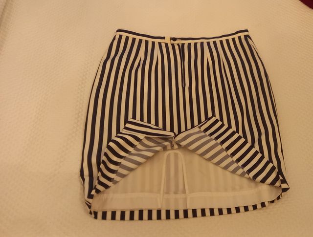 Falda rayas marineras