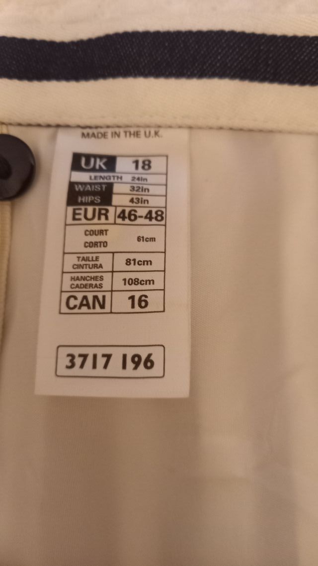 Falda rayas marineras