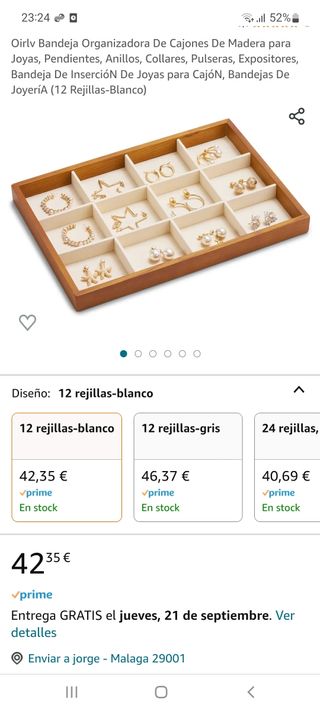 ORGANIZADOR DE JOYERIA🔥